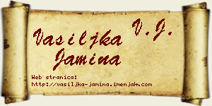 Vasiljka Jamina vizit kartica